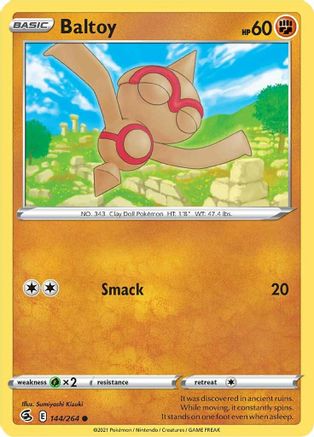 Baltoy (144/264) [SWSH08 Fusion Strike] Normal - Common