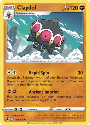 Claydol (145/264) [SWSH08 Fusion Strike] Normal - Rare