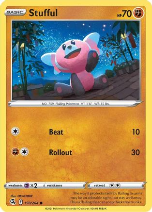 Stufful (150/264) [SWSH08 Fusion Strike] Normal - Common