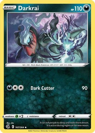 Darkrai (167/264) [SWSH08 Fusion Strike] Normal - Uncommon