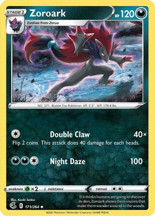 Zoroark (171/264) [SWSH08 Fusion Strike] Normal - Uncommon