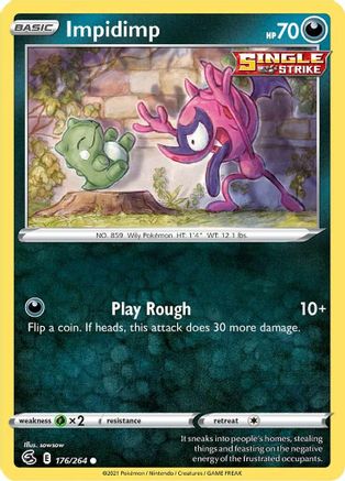 Impidimp (176/264) [SWSH08 Fusion Strike] Normal - Common
