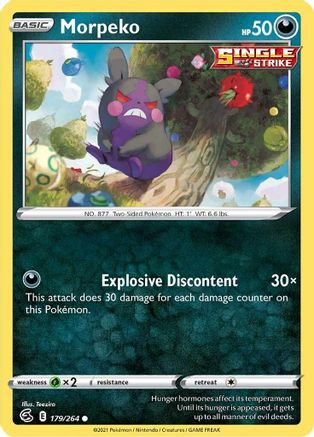 Morpeko (179) (179) 179  SWSH08 Fusion Strike - Common