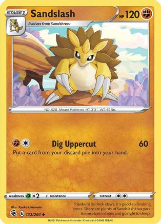Sandslash (132/264) [SWSH08 Fusion Strike] Normal - Uncommon