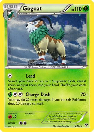 Gogoat (Cosmos Holo) (19/146) [Blister Exclusives] Holofoil - Promo