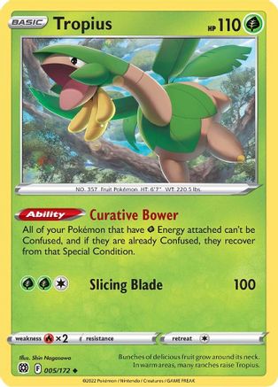 Tropius (005/172) [SWSH09 Brilliant Stars] Normal - Uncommon