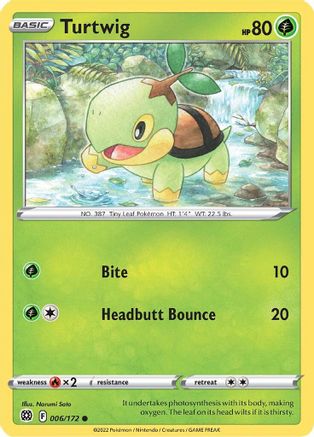Turtwig (006/172) [SWSH09 Brilliant Stars] Normal - Common