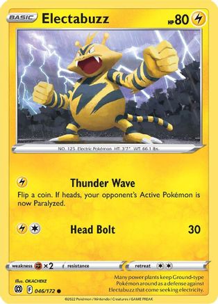 Electabuzz (046/172) [SWSH09 Brilliant Stars] Normal - Common