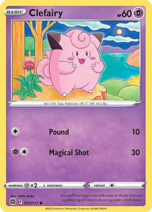 Clefairy (053/172) [SWSH09 Brilliant Stars] Normal - Common