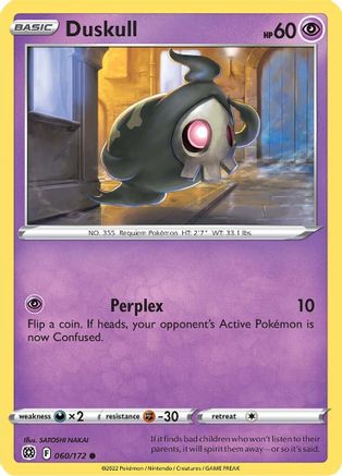 Duskull (060/172) [SWSH09 Brilliant Stars] Normal - Common