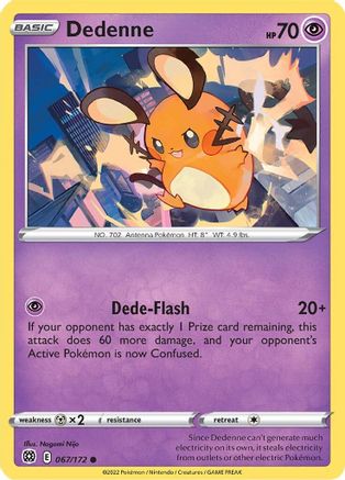 Dedenne (067/172) [SWSH09 Brilliant Stars] Normal - Common