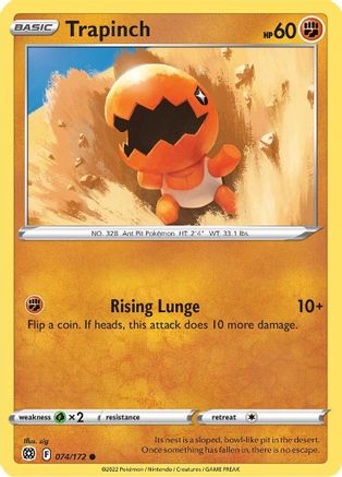 Trapinch (074/172) [SWSH09 Brilliant Stars] Normal - Common