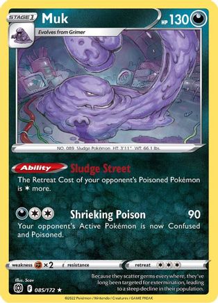 Muk (085/172) [SWSH09 Brilliant Stars] Normal - Rare