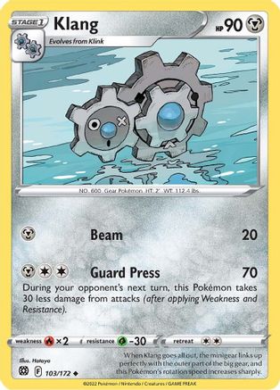 Klang (103/172) [SWSH09 Brilliant Stars] Reverse Holofoil - Uncommon