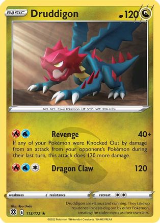 Druddigon (113/172) [SWSH09 Brilliant Stars] Normal - Rare