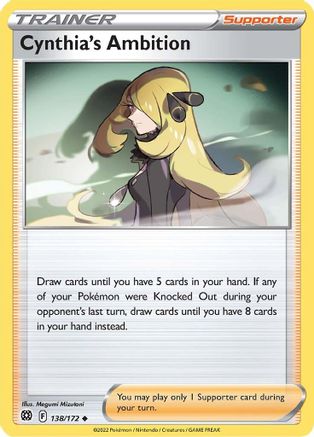 Cynthia's Ambition (138/172) [SWSH09 Brilliant Stars] Normal - Uncommon