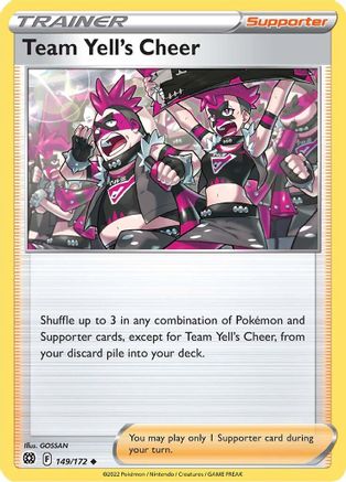 Team Yell's Cheer (149/172) [SWSH09 Brilliant Stars] Normal - Uncommon
