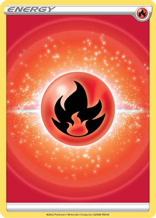 Fire Energy (2022 Unnumbered) [SWSH09 Brilliant Stars] Reverse Holofoil - Common