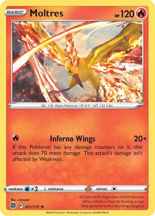 Moltres 021/172  Deck Exclusives - Promo