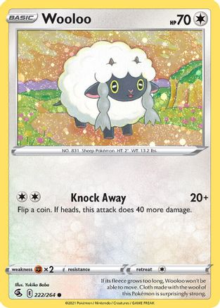 Wooloo (Cosmos Holo) (222/264) [Miscellaneous Cards & Products] Holofoil - Promo