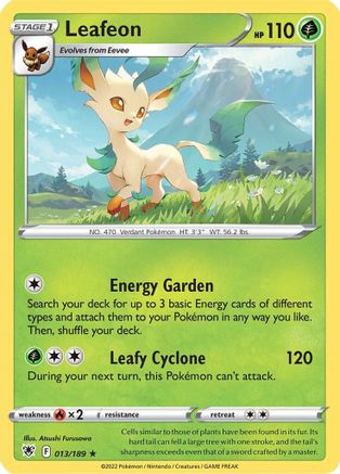 Leafeon (013/189) [SWSH10 Astral Radiance] Normal - Rare