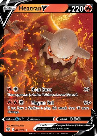 Heatran V (025/189) [SWSH10 Astral Radiance] Holofoil - Ultra Rare