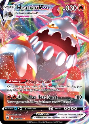 Heatran VMAX (026/189) [SWSH10 Astral Radiance] Holofoil - Ultra Rare