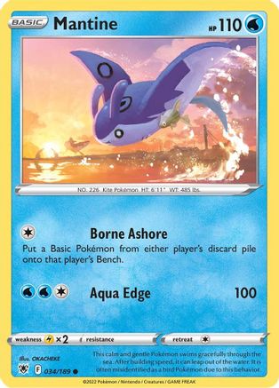 Mantine (034/189) [SWSH10 Astral Radiance] Normal - Common