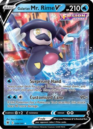 Galarian Mr. Rime V (049/189) [SWSH10 Astral Radiance] Holofoil - Ultra Rare