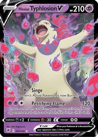 Hisuian Typhlosion V (053/189) [SWSH10 Astral Radiance] Holofoil - Ultra Rare