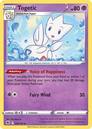 Togetic (056/189) [SWSH10 Astral Radiance] Reverse Holofoil - Uncommon