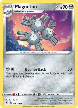Magneton 106  - Reverse Holofoil SWSH10 Astral Radiance - Uncommon