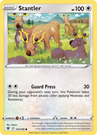 Stantler (125/189) [SWSH10 Astral Radiance] Normal - Common