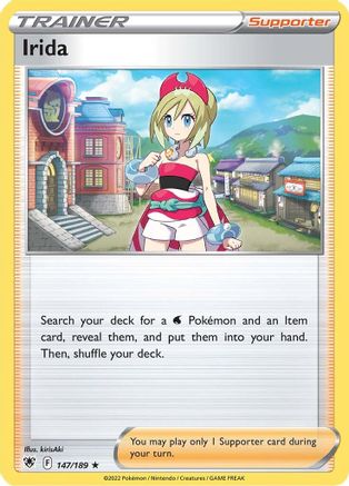 Irida (147/189) [SWSH10 Astral Radiance] Reverse Holofoil - Holo Rare