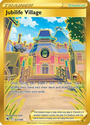 Jubilife Village (Secret) (212/189) [SWSH10 Astral Radiance] Holofoil - Secret Rare