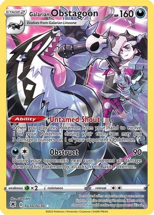 Galarian Obstagoon (TG10/30) [SWSH10 Astral Radiance Trainer Gallery] Holofoil - Ultra Rare