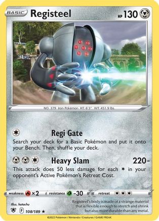 Registeel (108/189) [SWSH10 Astral Radiance] Normal - Rare
