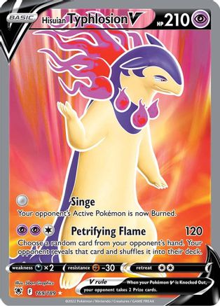 Hisuian Typhlosion V (Full Art) (169/189) [SWSH10 Astral Radiance] Holofoil - Ultra Rare