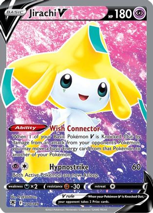 Jirachi V (Full Art) (170/189) [SWSH10 Astral Radiance] Holofoil - Ultra Rare
