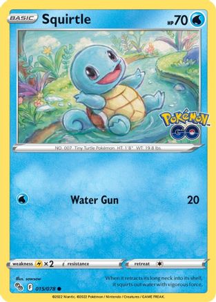 Squirtle (015/78) [Pokemon GO] Normal - Common