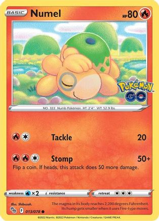 Numel (013/78) [Pokemon GO] Normal - Common