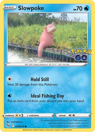 Slowpoke (019/78) [Pokemon GO] Normal - Common