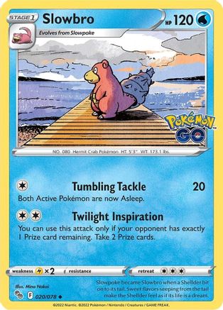 Slowbro (020/78) [Pokemon GO] Normal - Uncommon