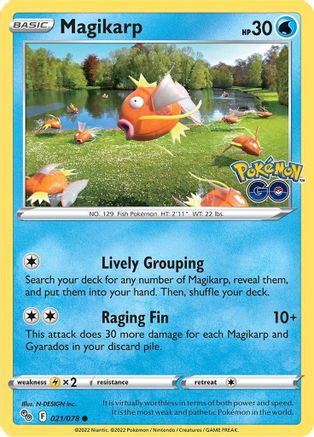 Magikarp 021  Pokemon GO - Common