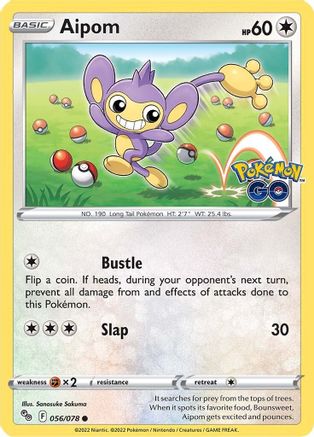 Aipom 056  Pokemon GO - Common