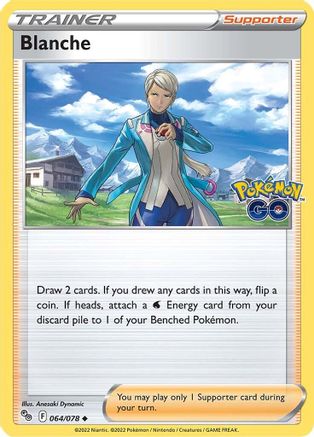 Blanche (064/78) [Pokemon GO] Reverse Holofoil - Uncommon