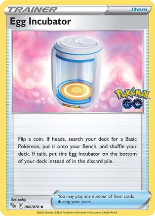 Egg Incubator (066/78) [Pokemon GO] Normal - Uncommon