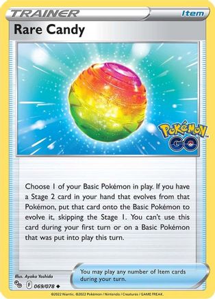 Rare Candy (069/78) [Pokemon GO] Normal - Uncommon