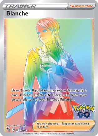 Blanche (Secret) (082/78) [Pokemon GO] Holofoil - Secret Rare