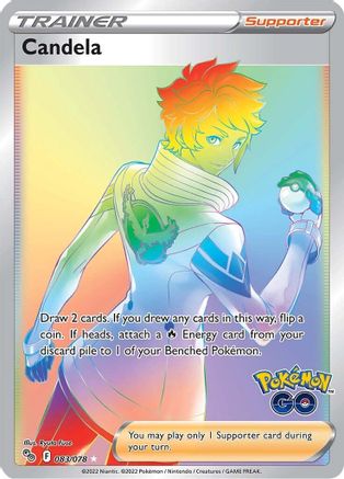 Candela (Secret) (083/78) [Pokemon GO] Holofoil - Secret Rare